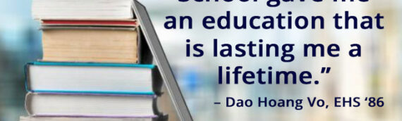 “English High School gave me an education that is lasting me a lifetime”